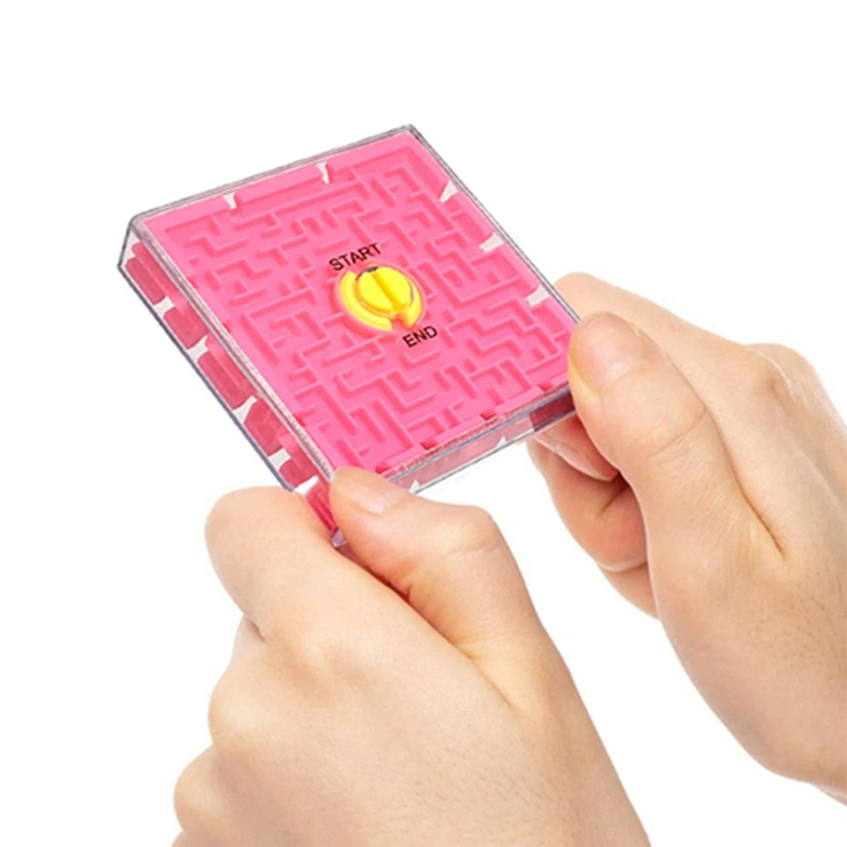 Plastic Maze Puzzle Game Cube with Start End Track 2