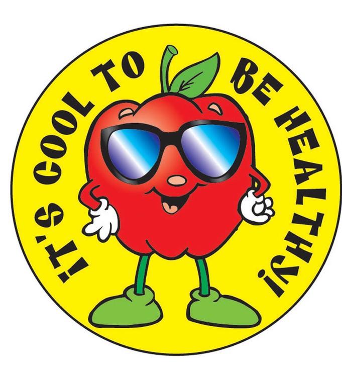 STICKERS - It's Cool to be Healthy! Sticker Roll 1