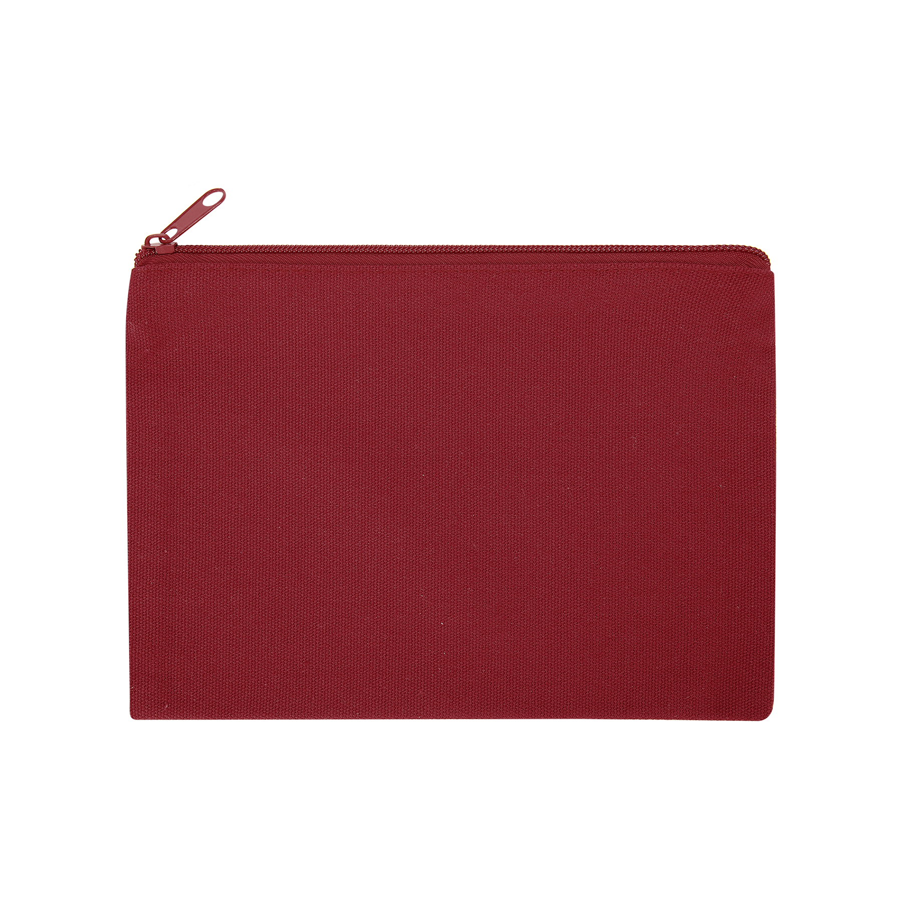 9" X 6" Cotton Canvas Zippered Pouch For Cosmetics, Toiletries & Tech Accessories 20