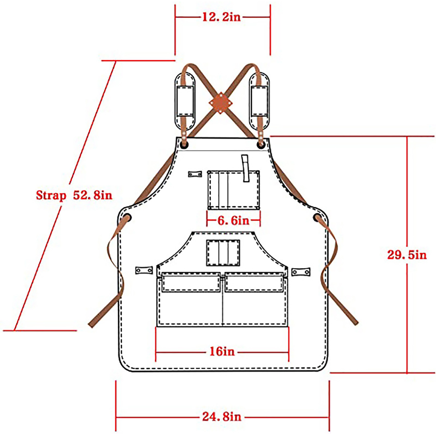 Canvas Work Apron 12