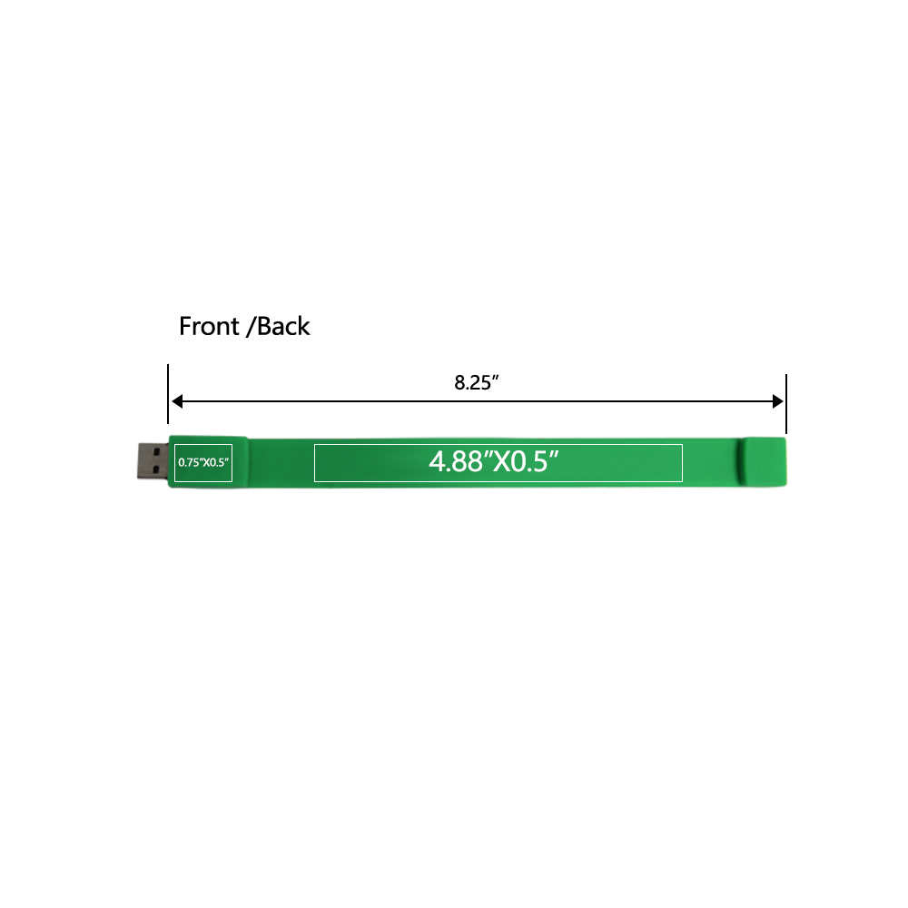 Lombard Wristband USB Drive 34