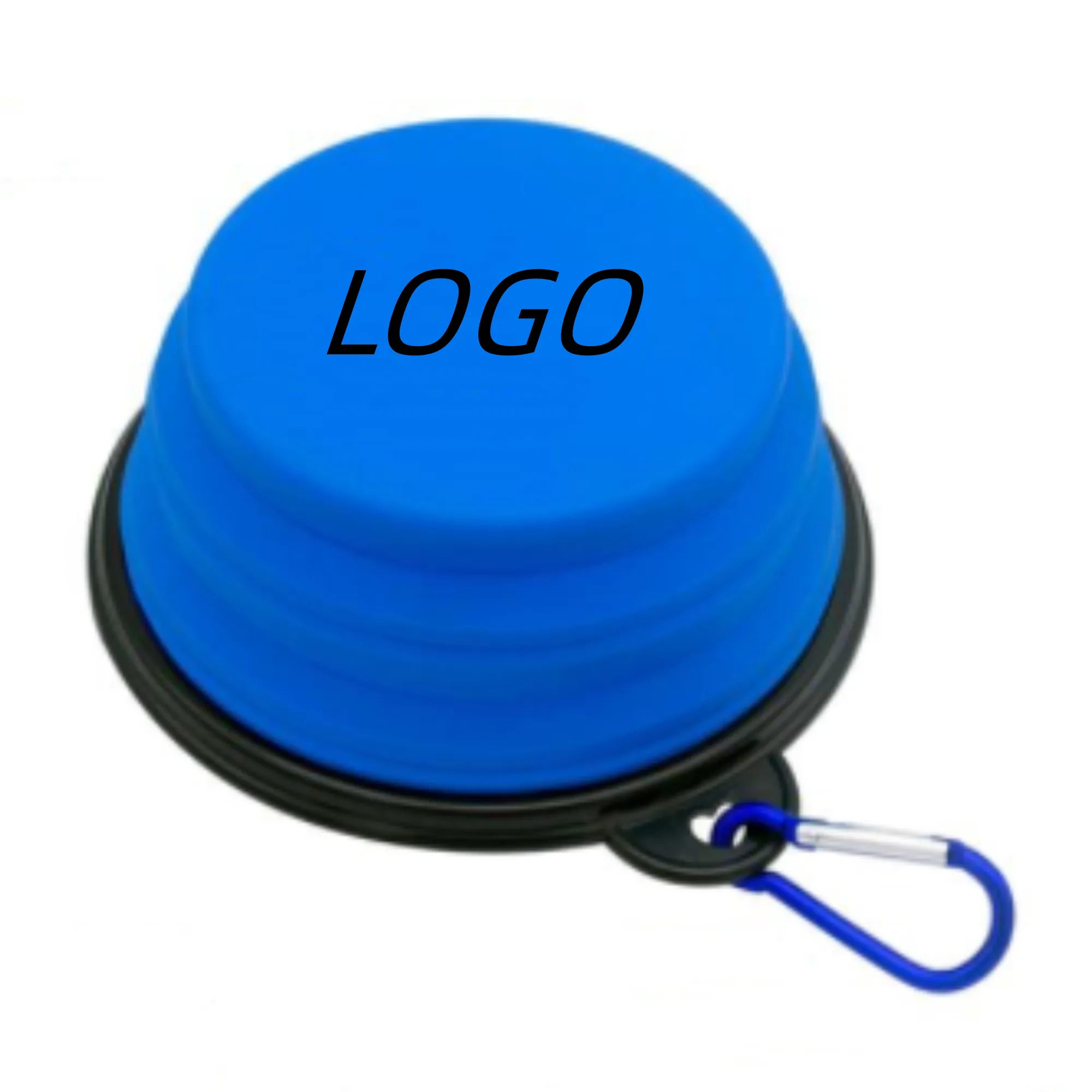 Full Color Collapsible Silicone Dog Bowls MOQ 100 PCS 5