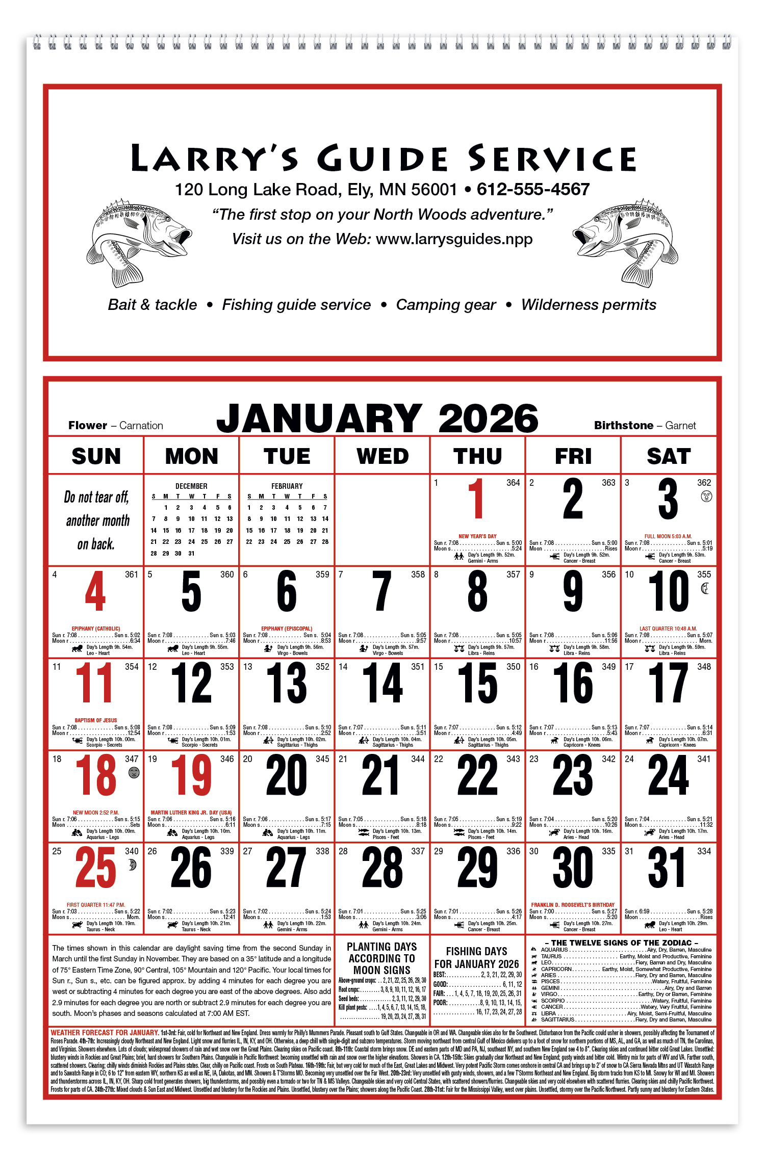 Triumph® Calendars Large Almanac 7
