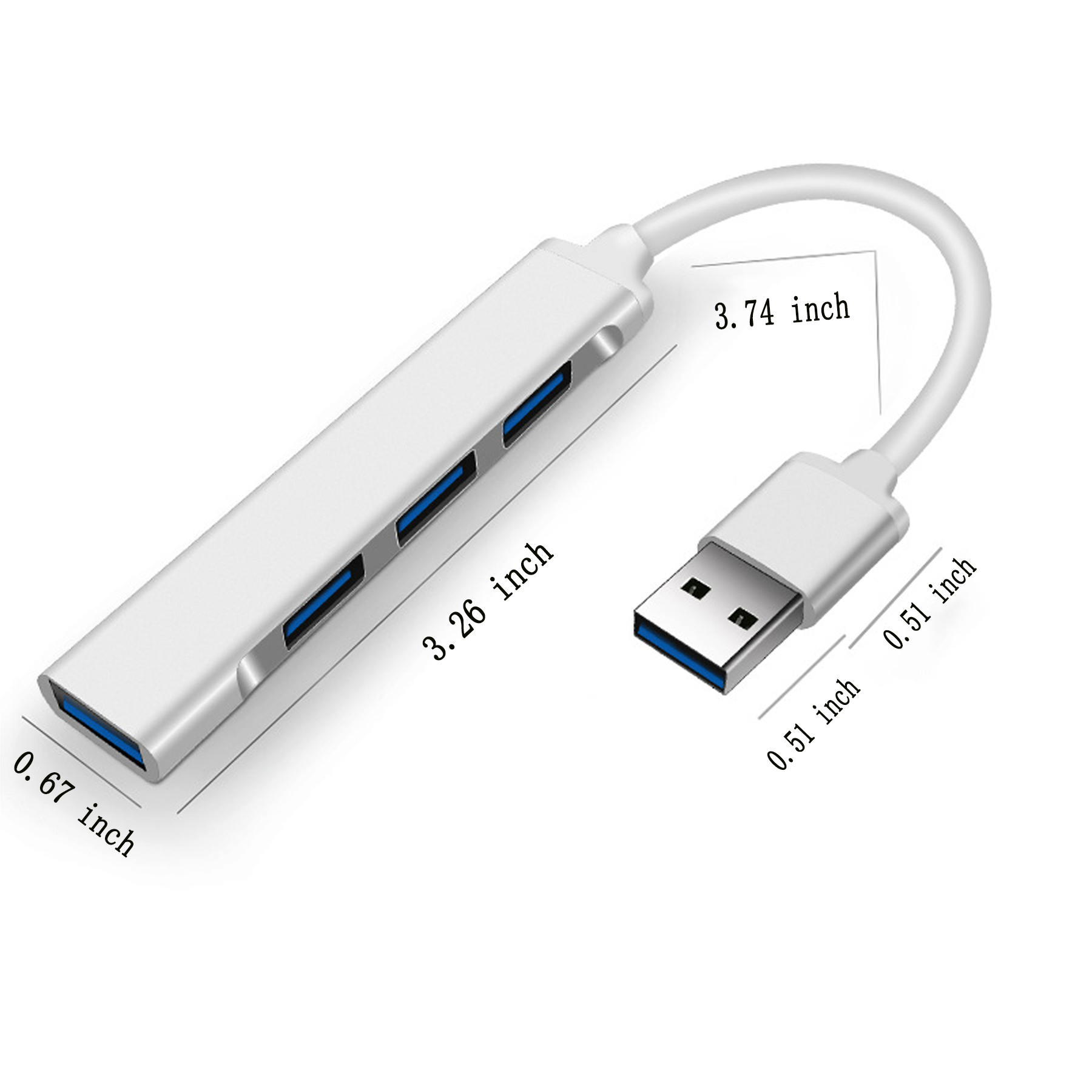 4 Port Type-c USB 3.0 Data Hub 2