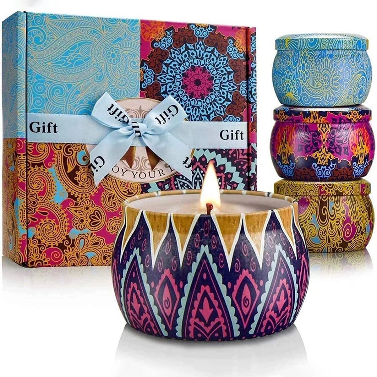 4 Pack Gift Set Scented Candles 2