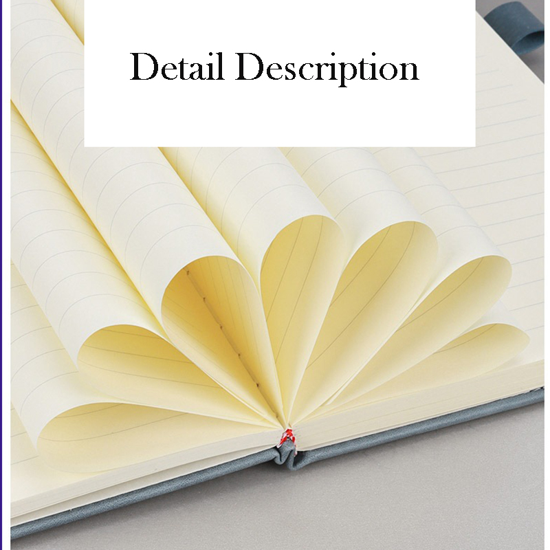 A5 PU Leather Hardcover Notepad W/Round Metal Buckle 2