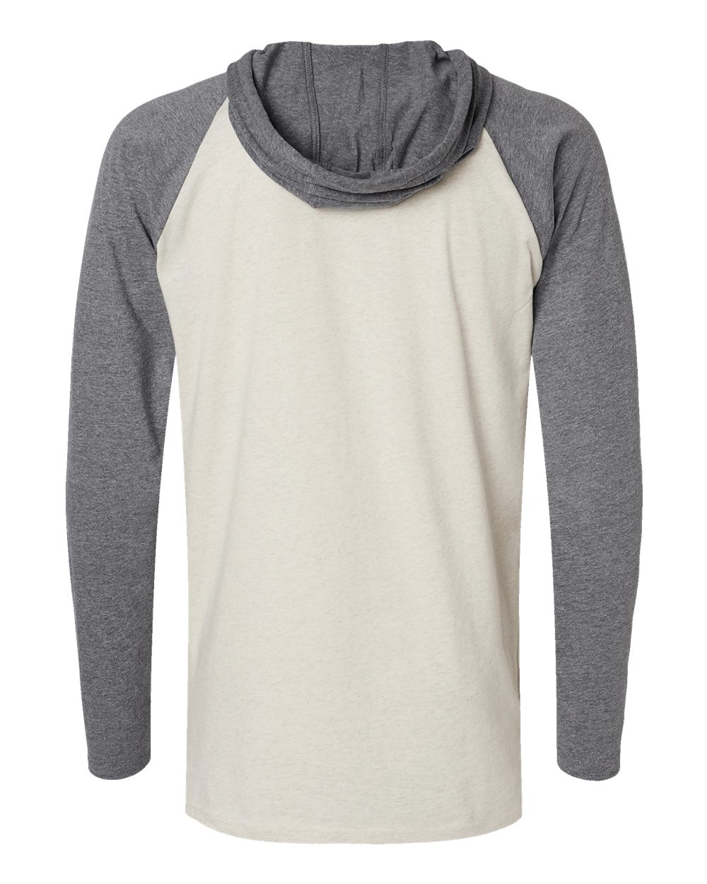 Unisex Fine Jersey Hooded Long Sleeve Raglan Tee - 6917 36