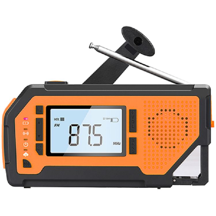 ResQ Emergency Weather Alert Radio – AM/FM/NOAA, 2000mAh Power Bank, Solar & Hand Crank 1