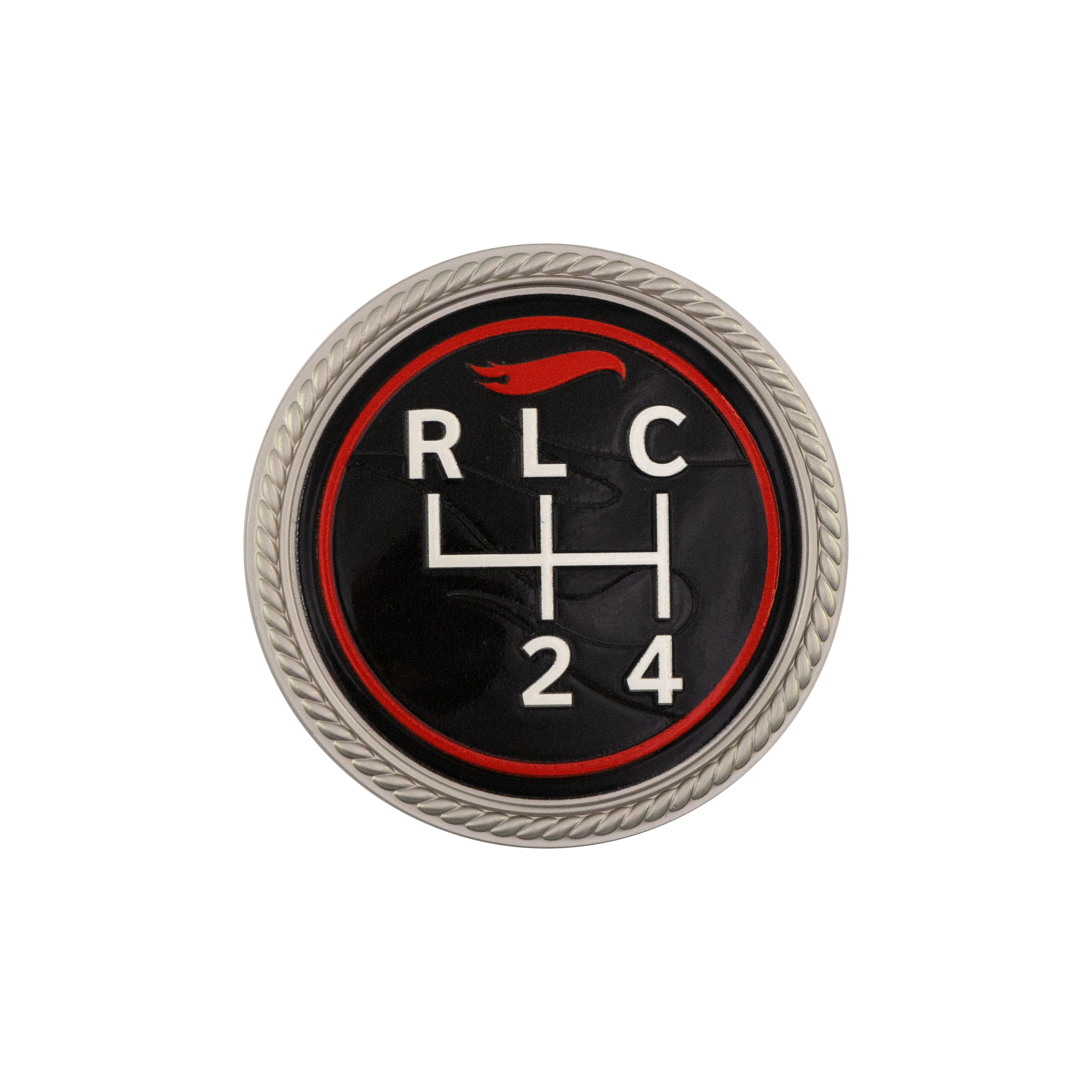 1.75" Speed Challenge Coin Rope Border w/ 3D Texture Print 13
