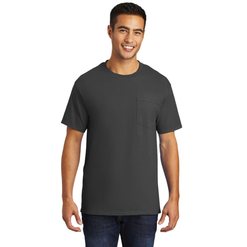Port & Company - Tall Essential Pocket Tee. 80