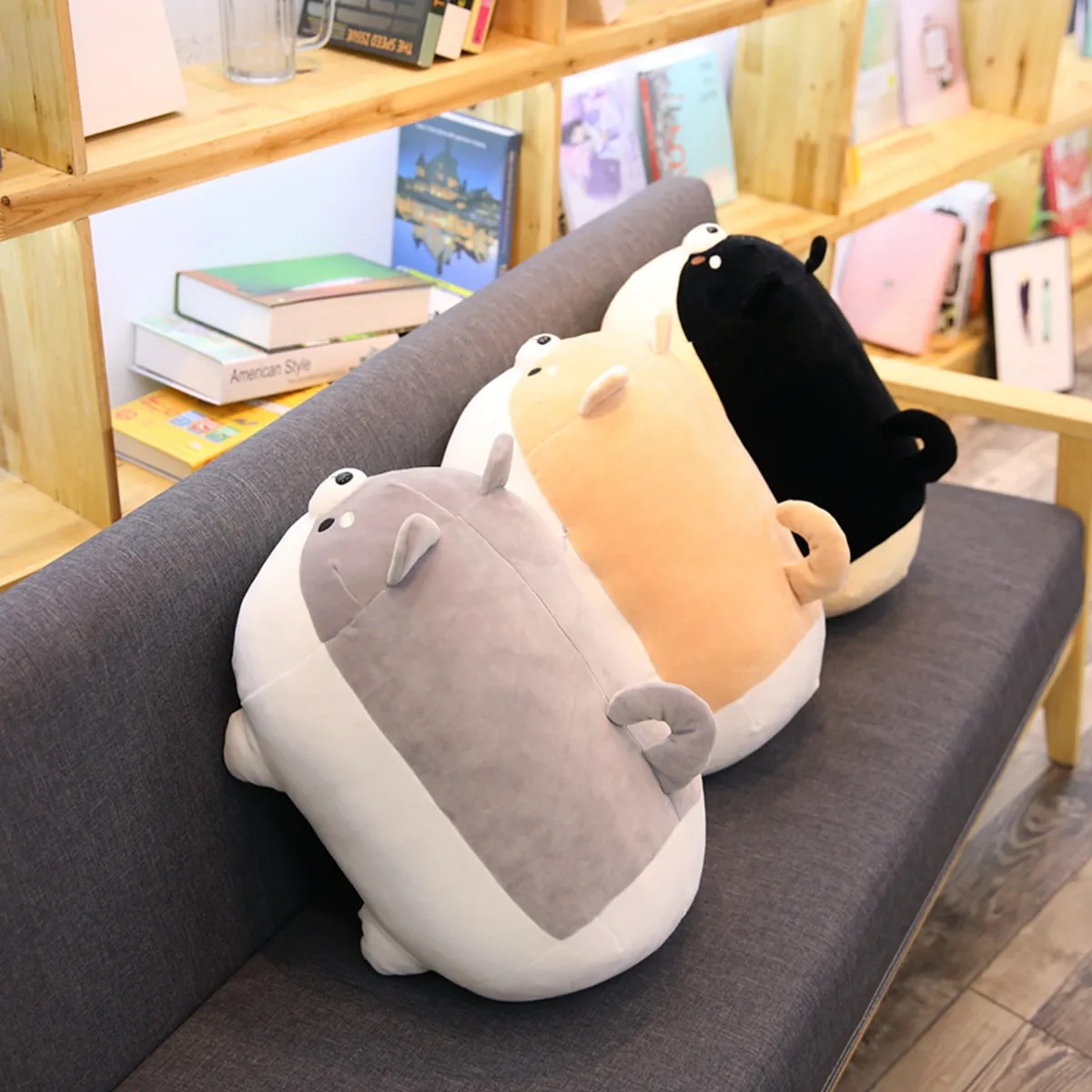 15.7'' Cute Dog Pillow and Toy Animal Plush 3