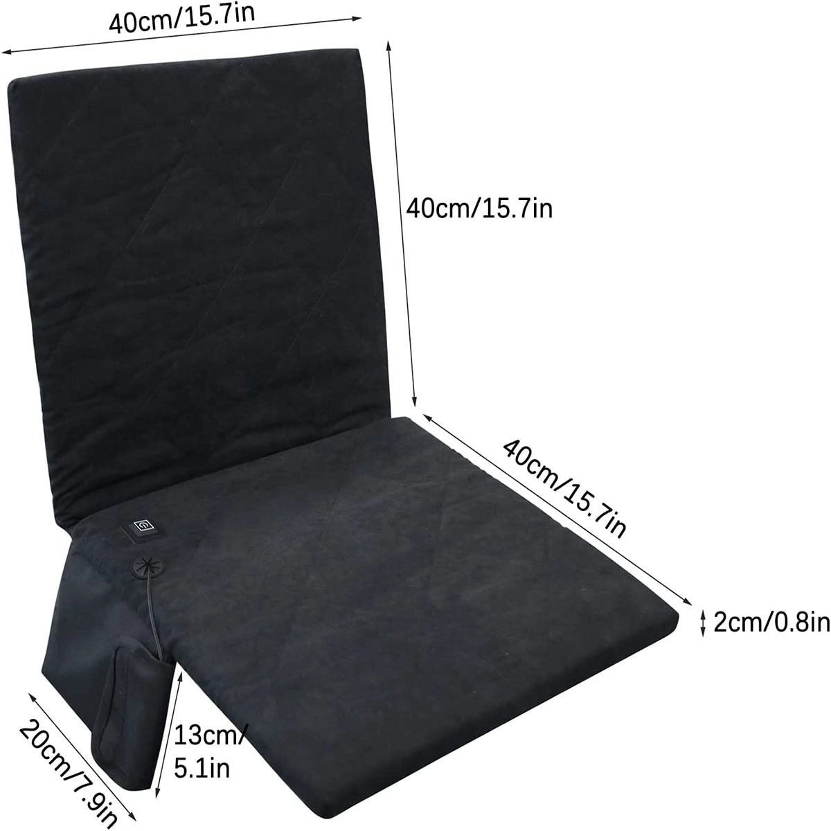Portable Heated Seat Cushion Stadium 3