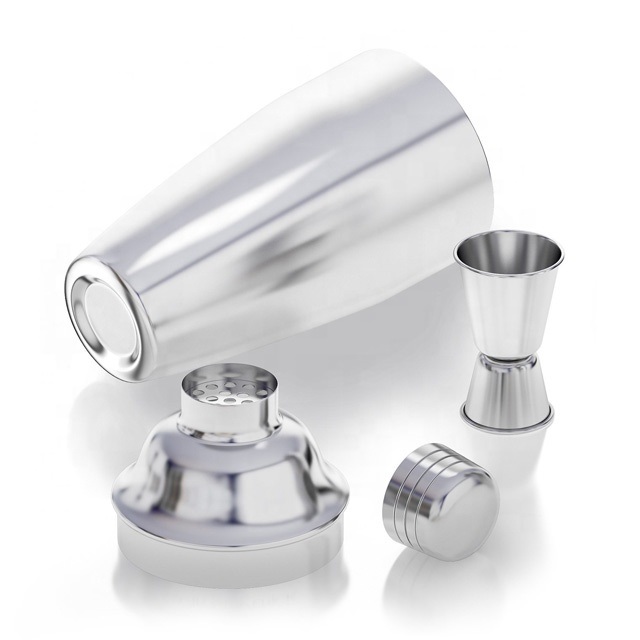 WineVault 5-Piece Stainless Steel Cocktail Shaker Set – 350ml Shaker & Bartending Tools 7