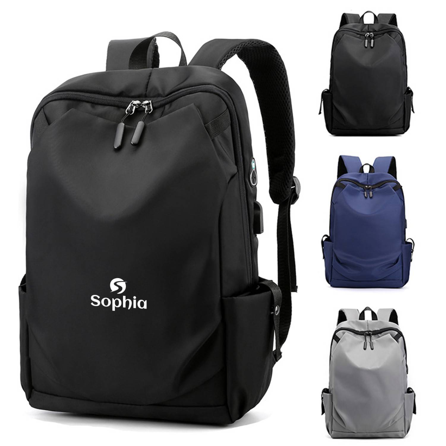 Backpack With USB Charging Port 2