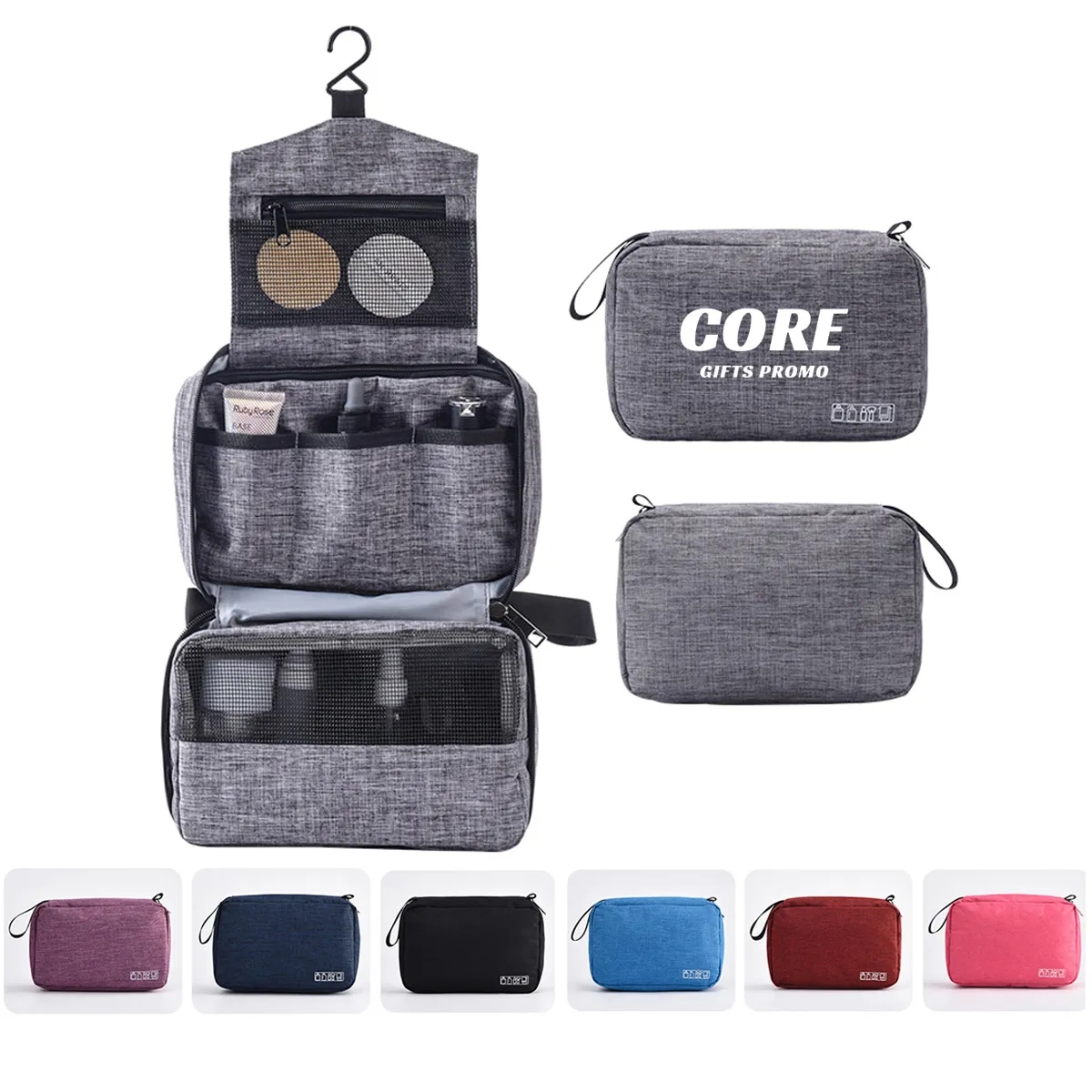 Hanging Travel Toiletry Bag for Men & Women 3