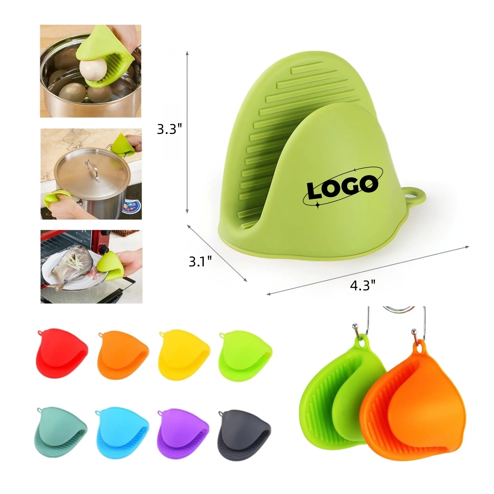 Kitchen Heat Silicone Insulation Glove 2