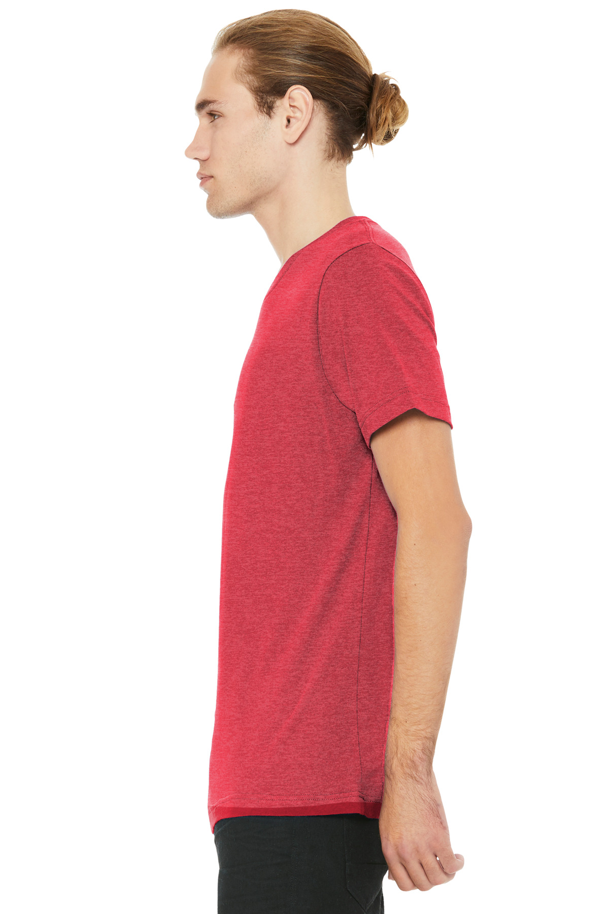 BELLA+CANVAS Unisex Heather CVC V-Neck Tee BC3005CVC 58