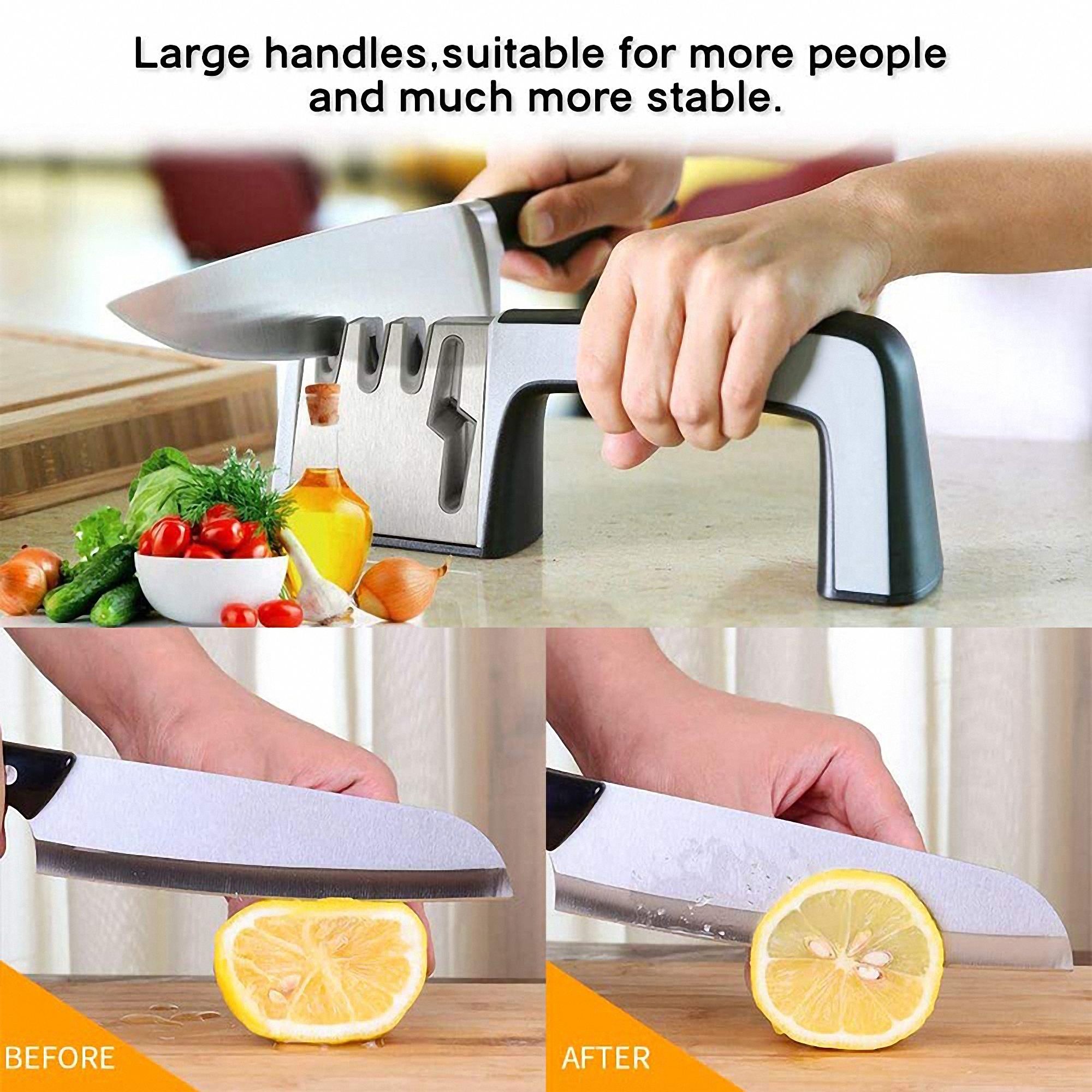 4-in-1 Professional Stainless Steel Knife Sharpener 5