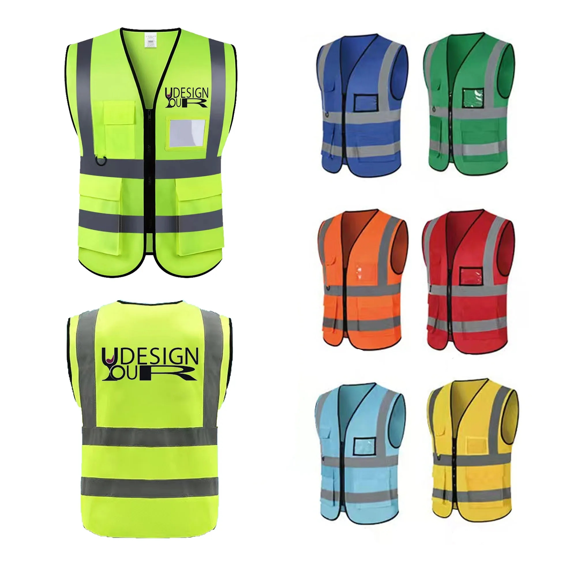 Multi-Industry Reflective Safety Vest With Pockets 1