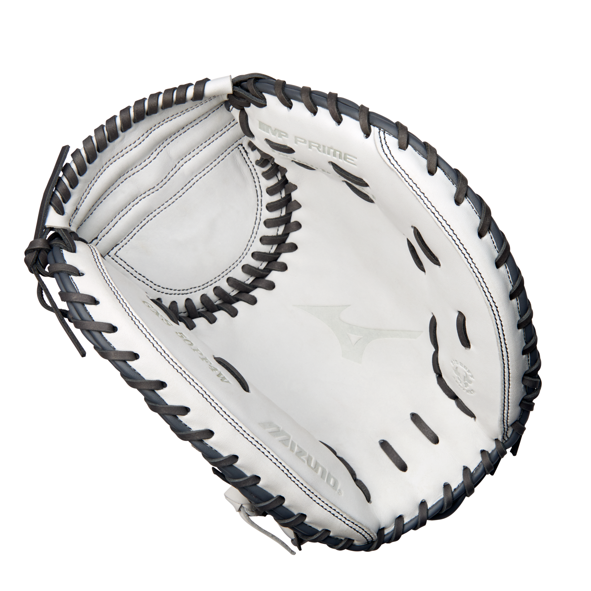 MVP Prime Fastpitch Softball Catcher's Mitt 34", BioSoft Leather, Center Pocket Design 1