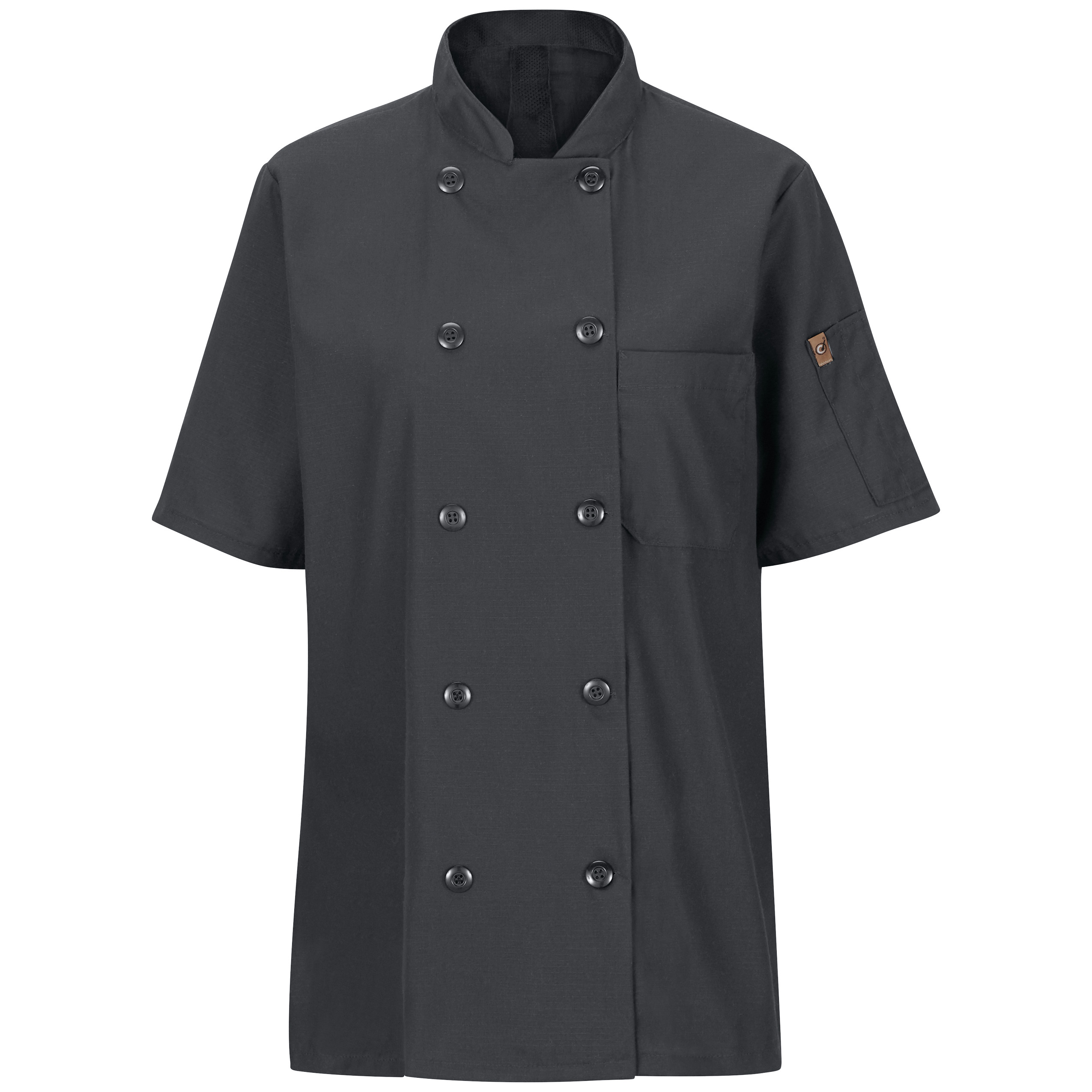 Red Kap® Women's Short Sleeve Chef Coat with OilBlok + MIMIX® 3