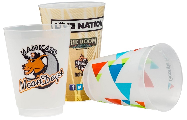 20 oz Frost-Flex Plastic Stadium Cup with our RealColor Imprint