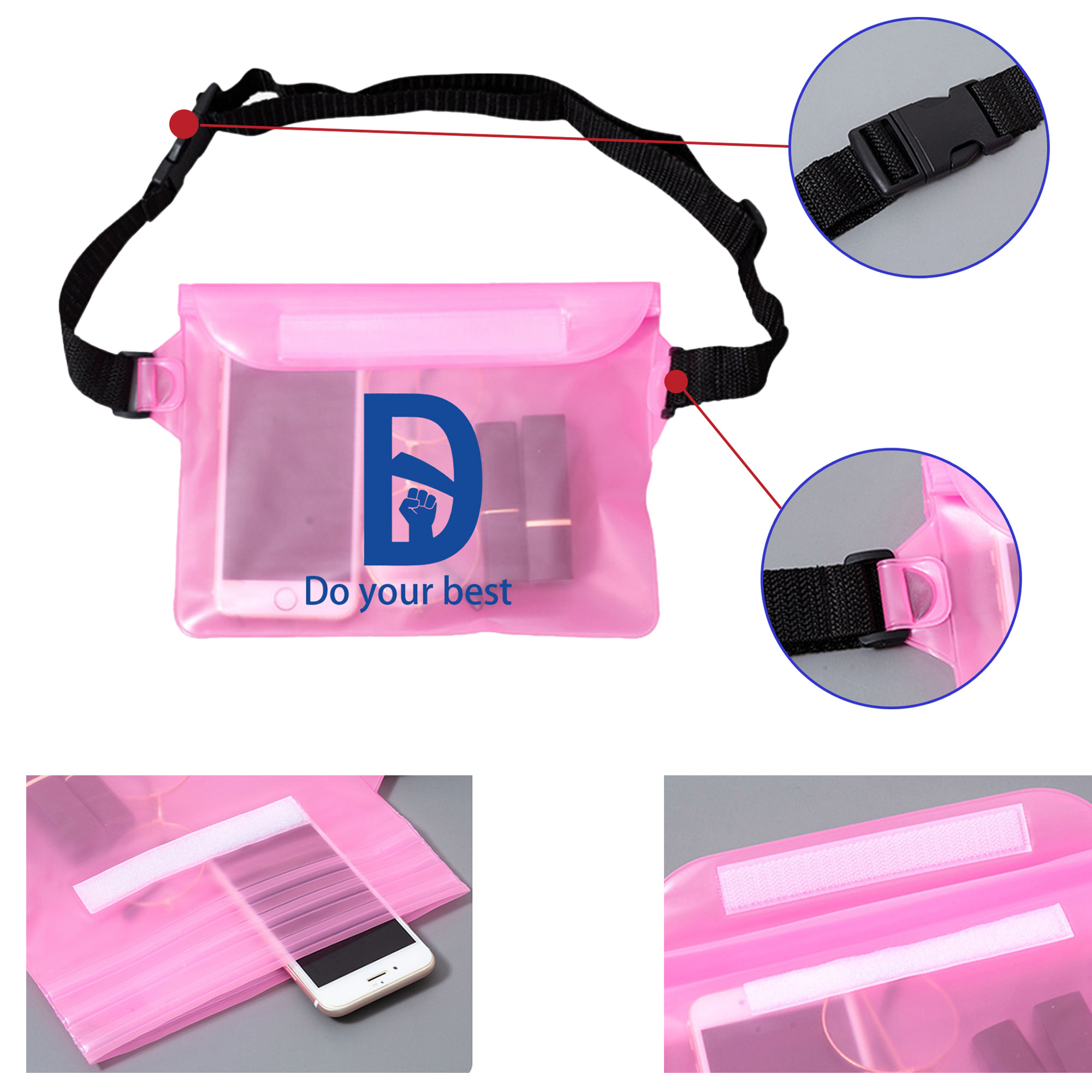 Adjustable Waterproof Protective Waist Bag 1