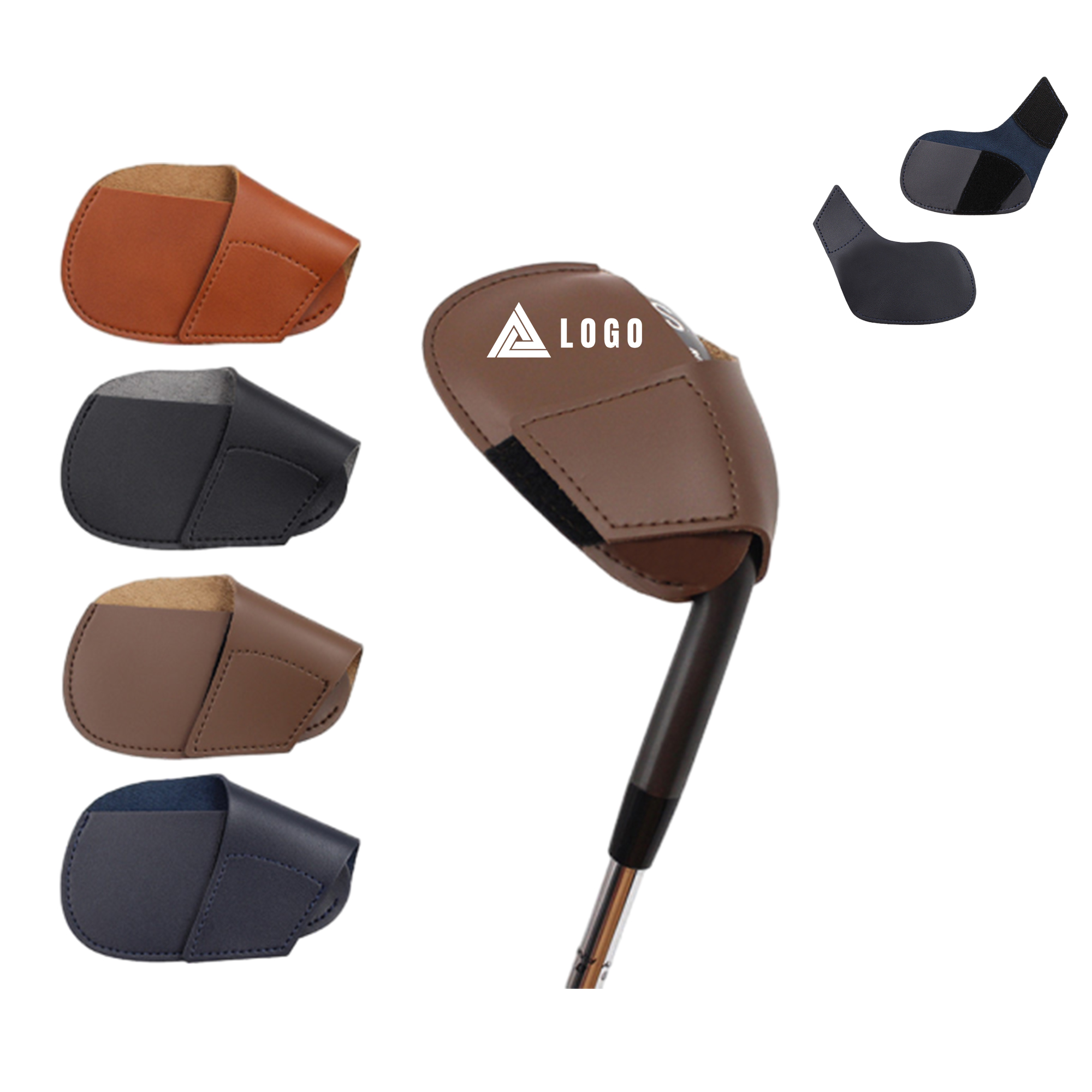 Synthetic Leather Golf Club Head Cover 1