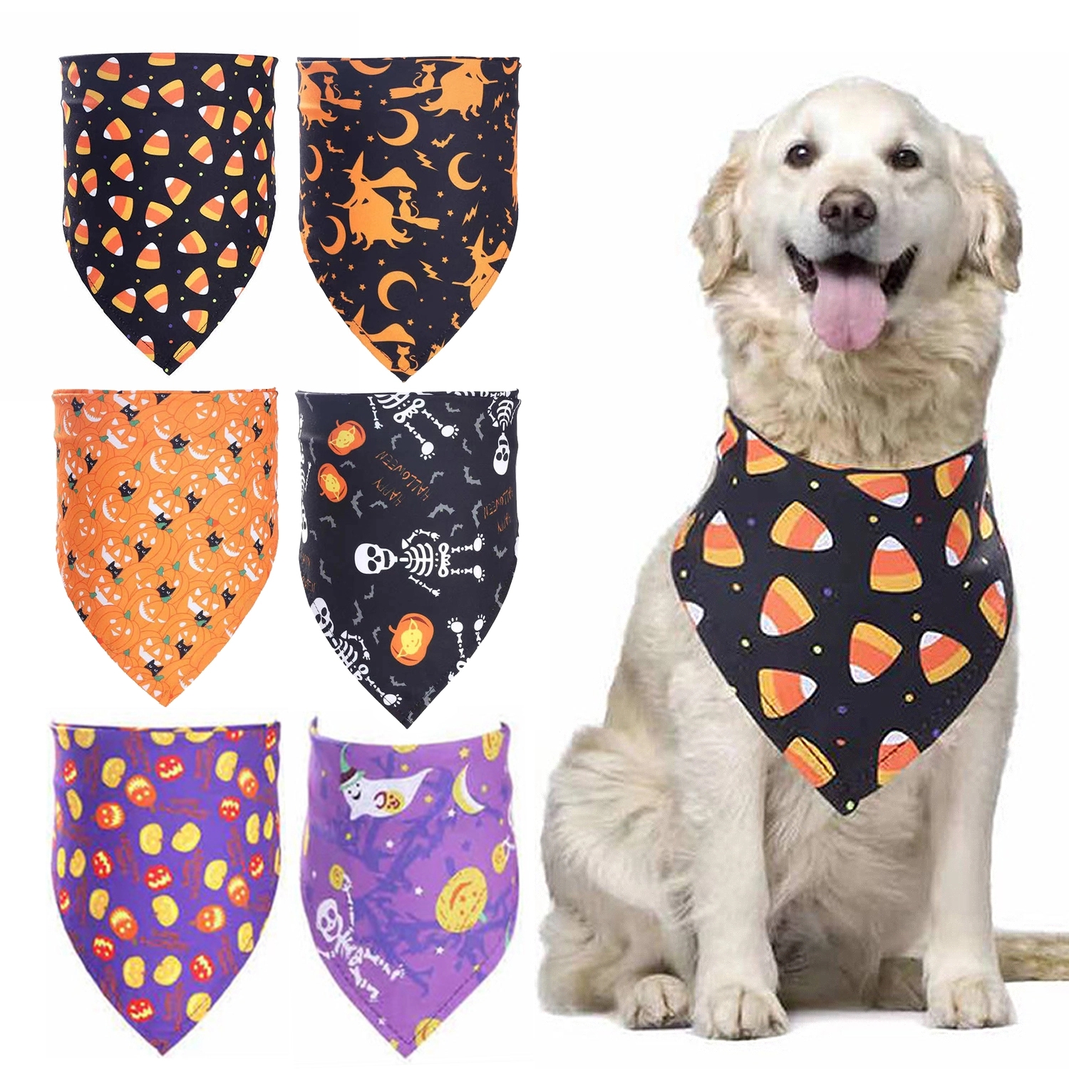 Halloween Pet Saliva Towel 3