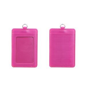 Portrait Dual Side PU Leather Card Holder 17