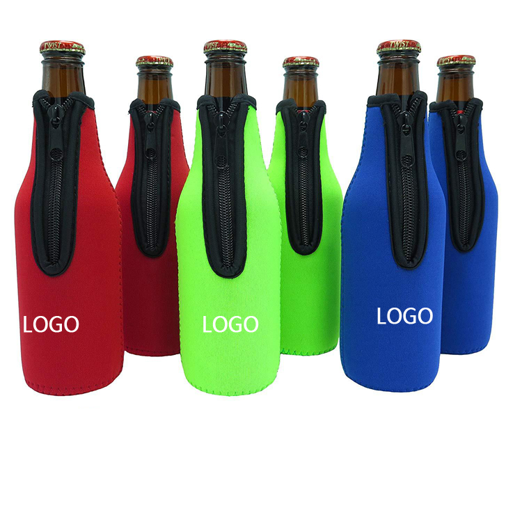 Neoprene Bottle Sleeve, custom koozie with logo imprint 5