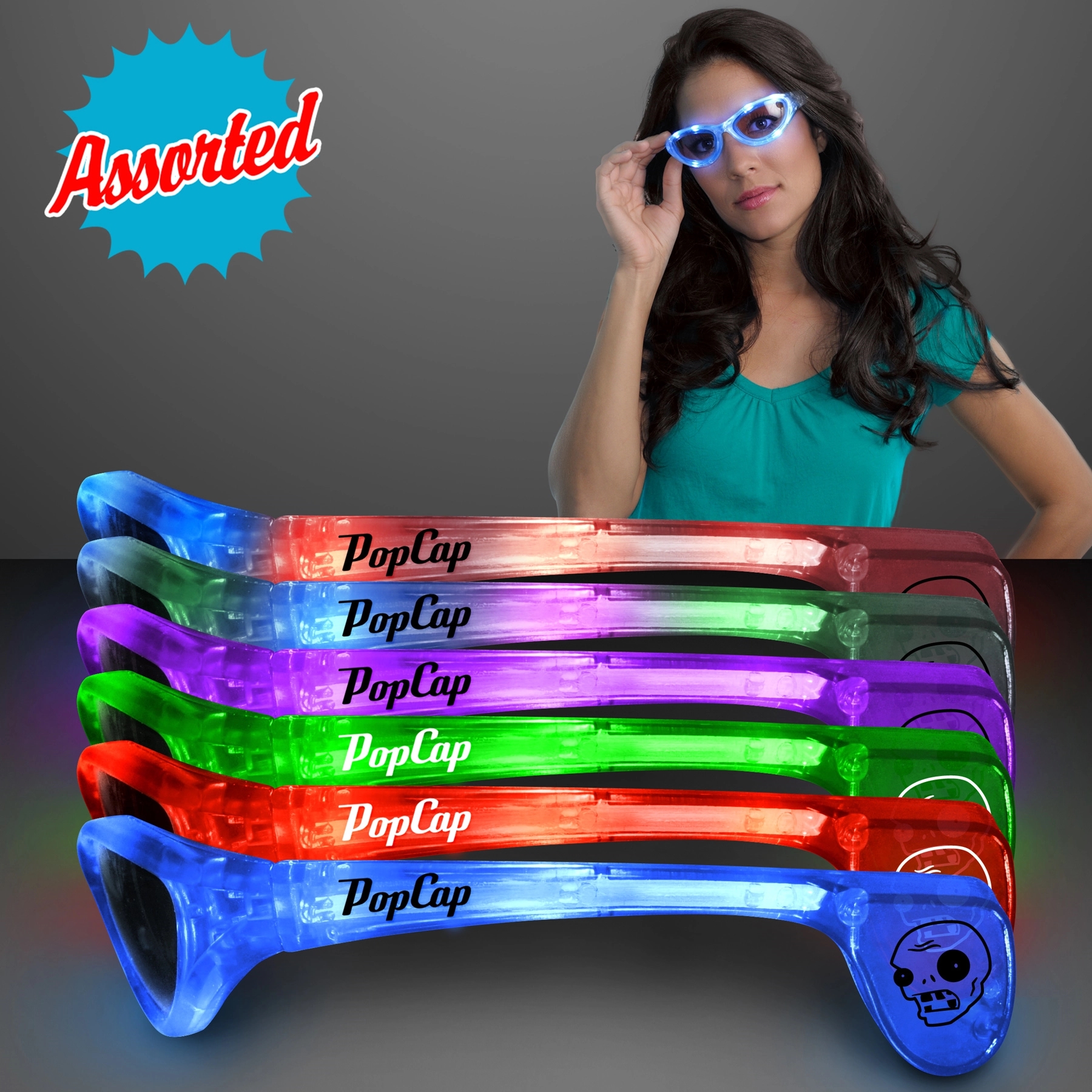 Flashing LED Sunglasses 3
