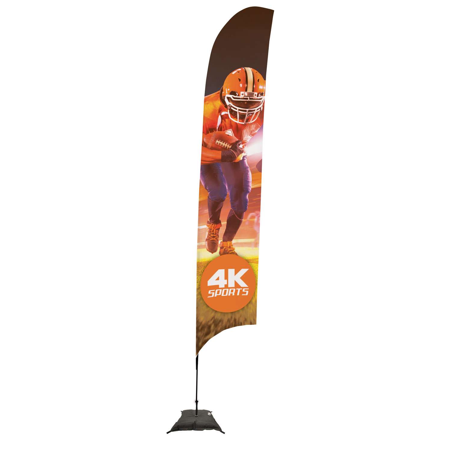 17' Streamline Razor Sail Sign Kit (Single-Sided with Scissor Base) 3