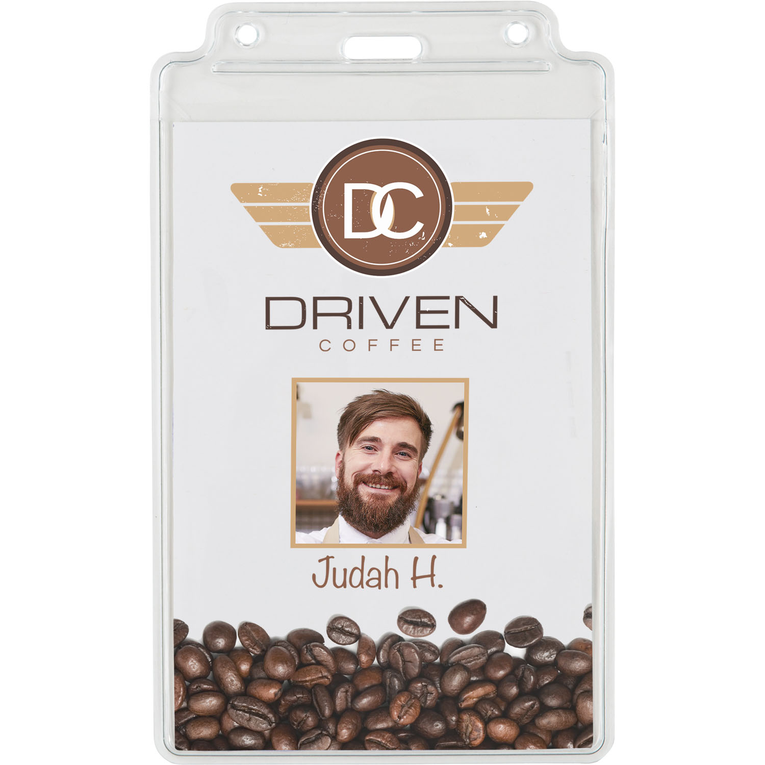 4" x 6-1/2" Vinyl Badge Pouch 2