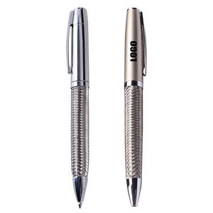 Stylish Weave Metal Twist Ballpoint Pen 9