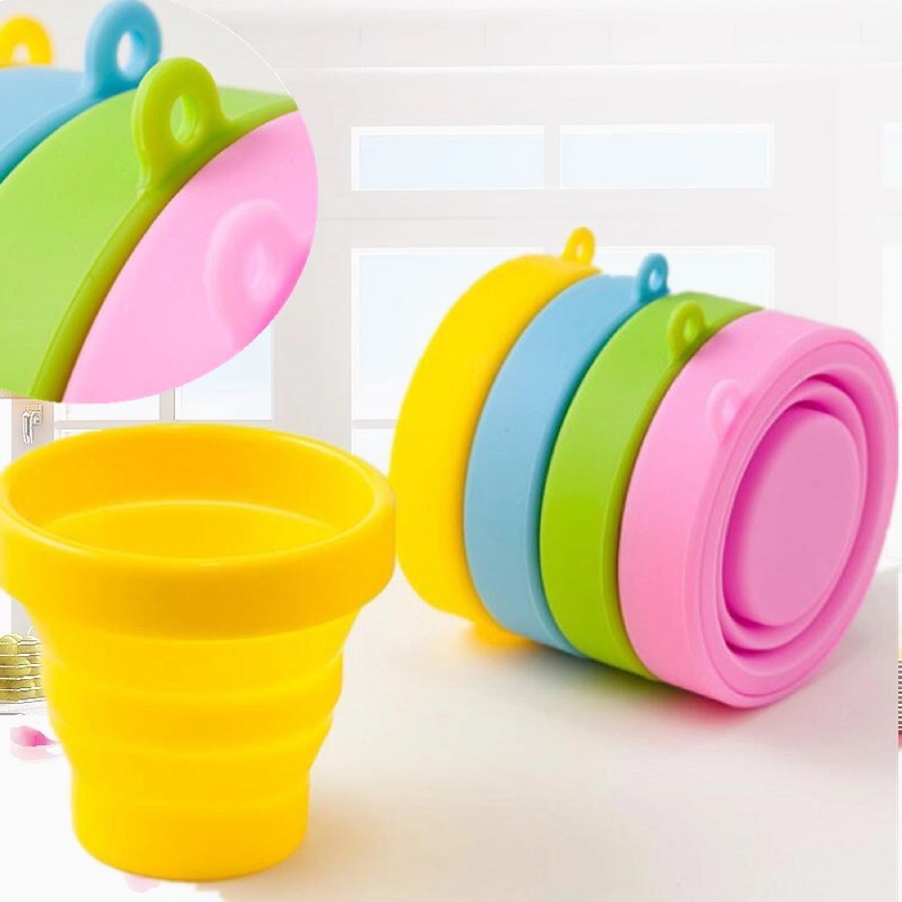 5 OZ Telescopic Silicone Reusable Cup 6