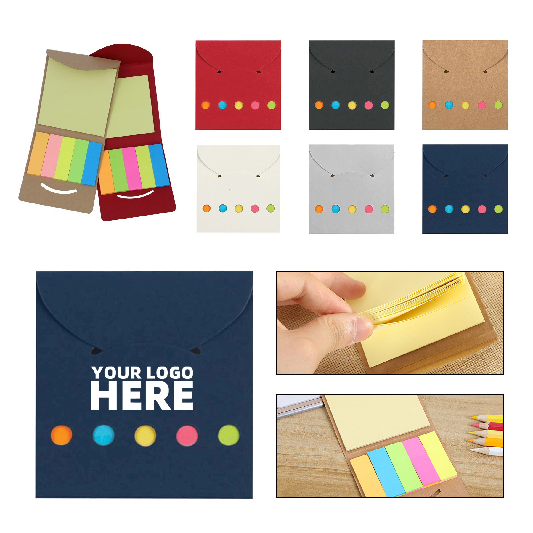 Kraft Combination Sticky Notes 2