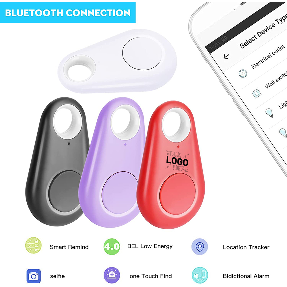 Drop-Shaped Wireless Smart Bluetooth Tracker Anti-Lost Device Keychain Key Finder 2
