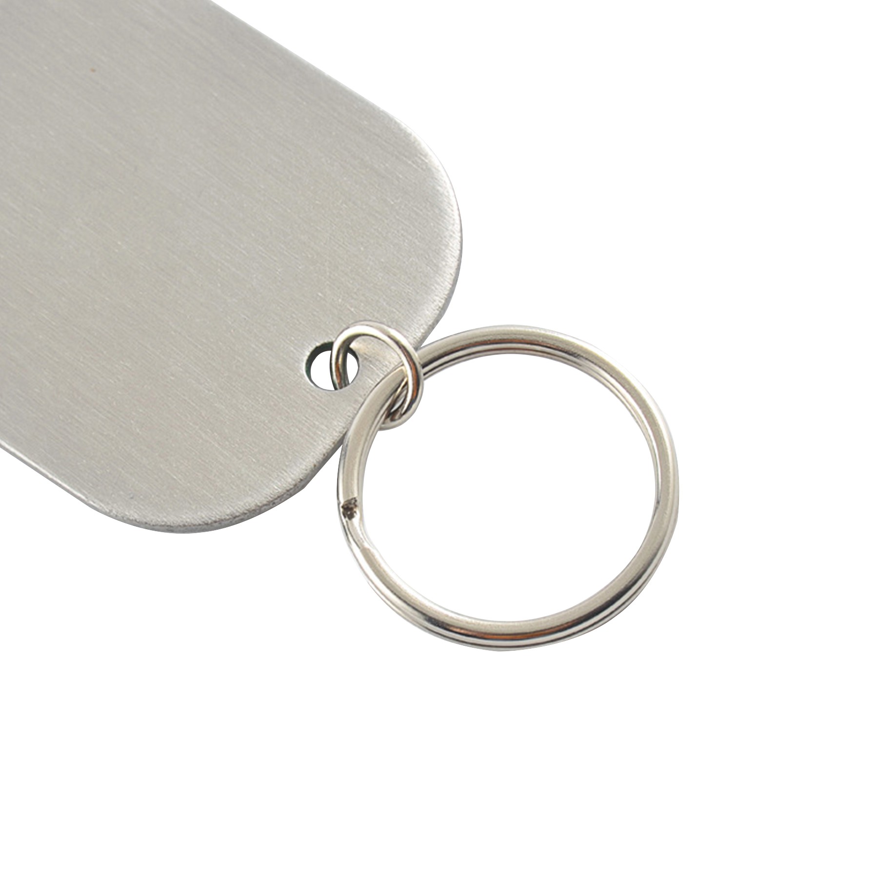 Stainless Steel Flat Beer Bottle Opener Keychain 3
