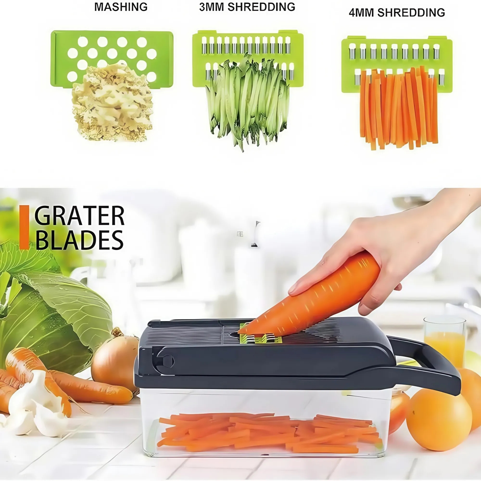 15 in1 Multifunctional Vegetable Chopper 10