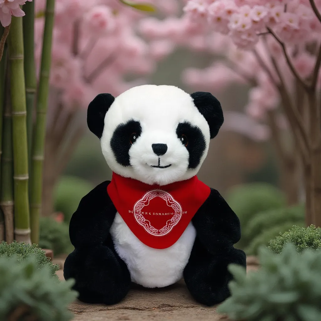 9" Plush Buddies Panda Bear 3