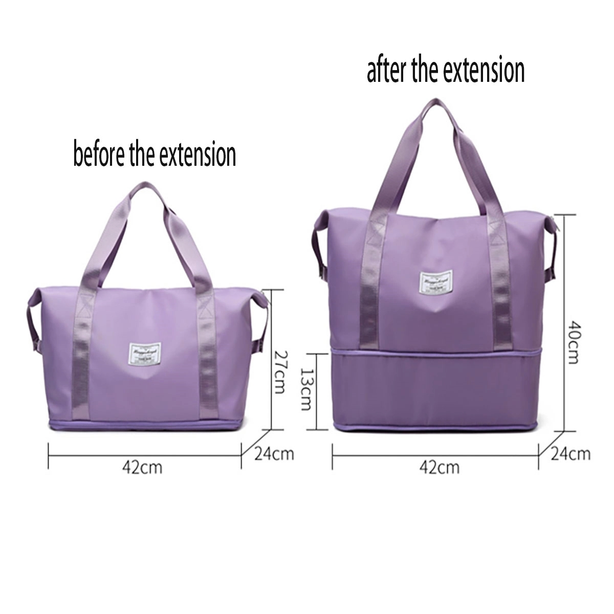 Waterproof Extensible Travel Duffel Bag 2