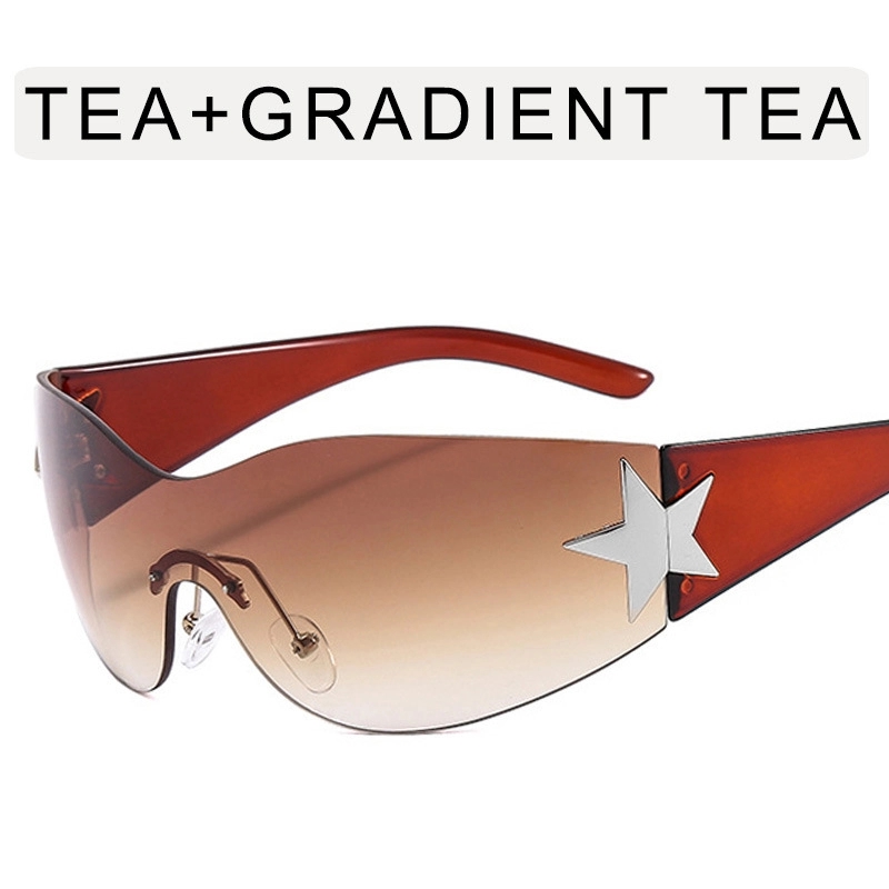 Rimless Pentagram Sunglasses 4