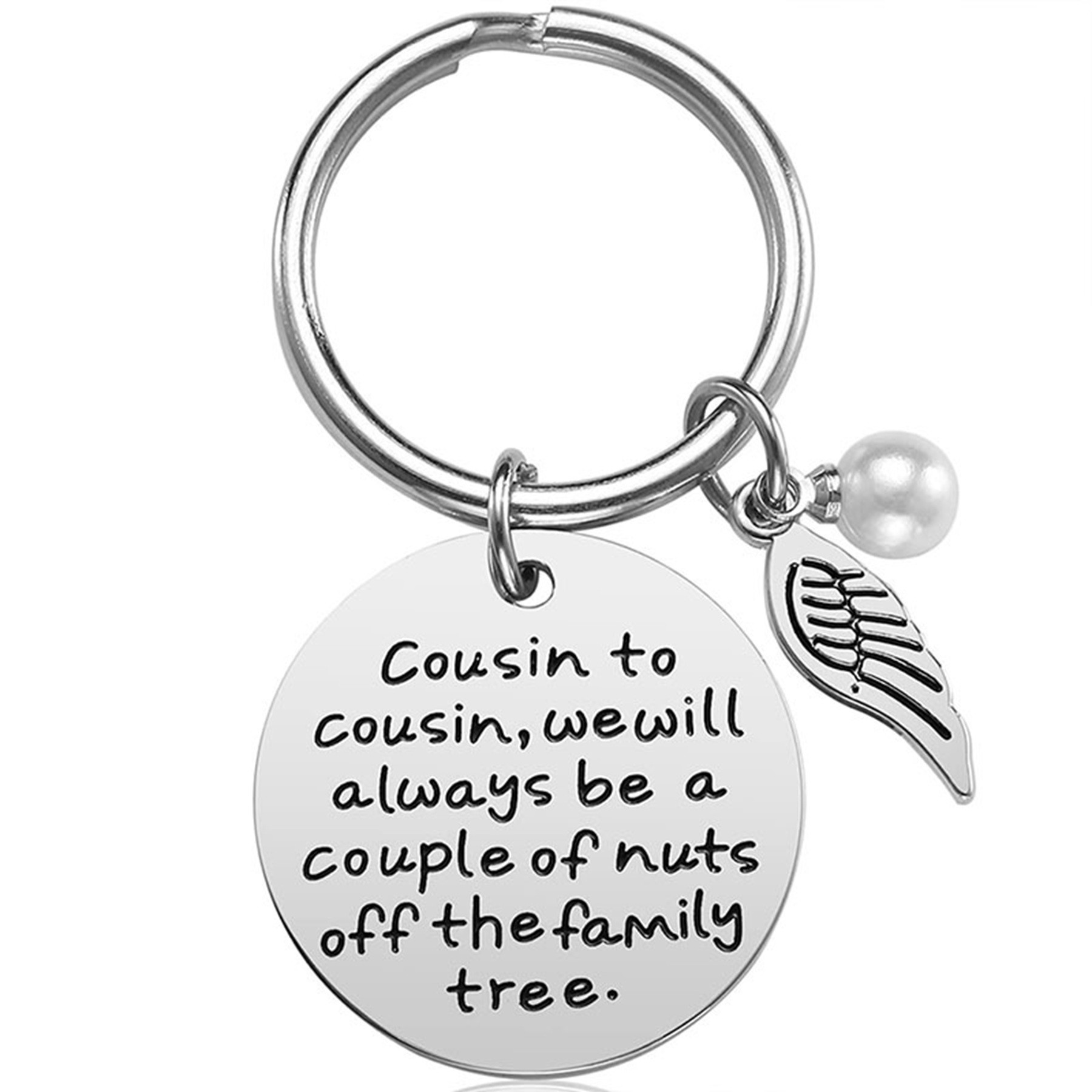 Customizable Stainless Steel Gift Keychain 5
