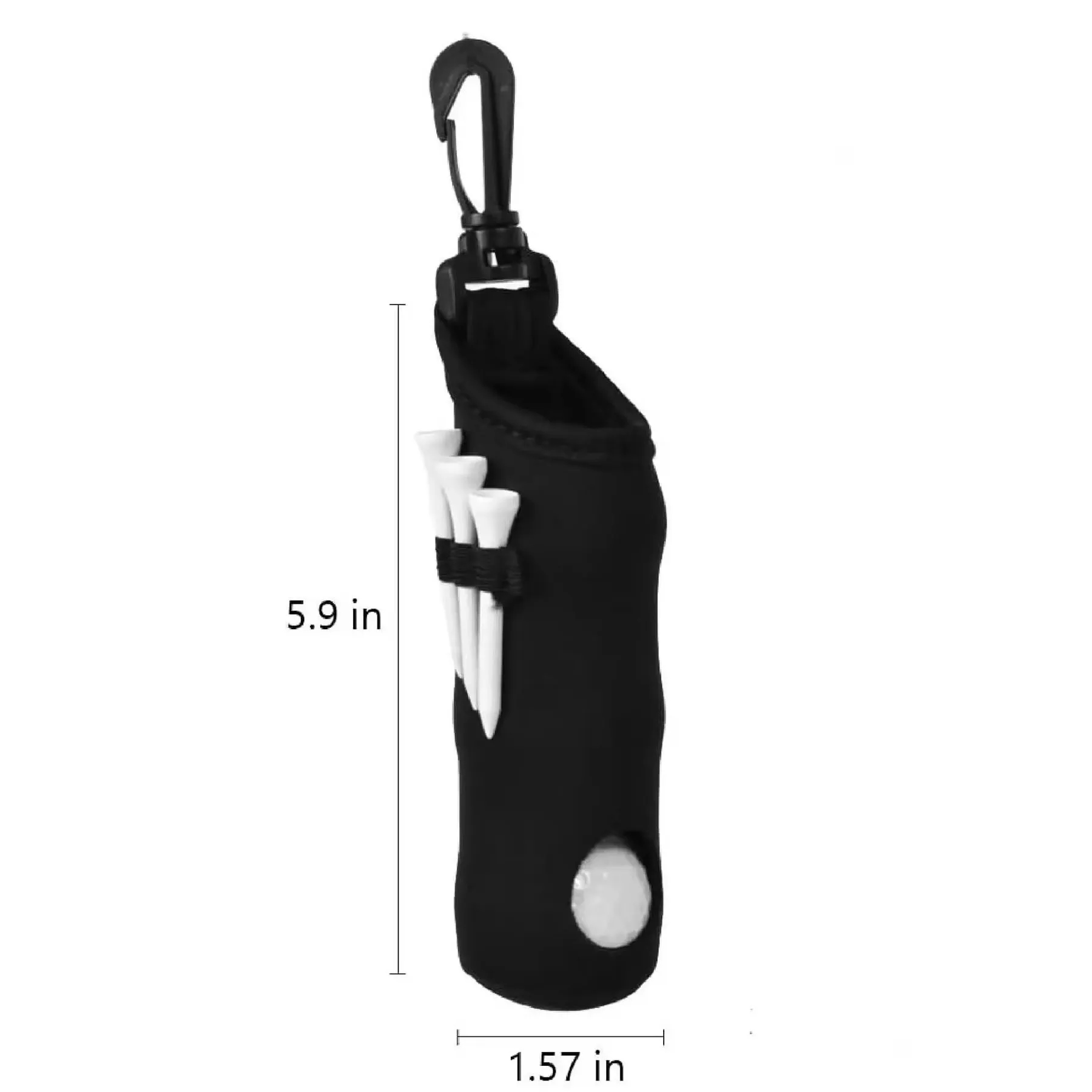 Golf Tee Holder Ball Carry Bag 8