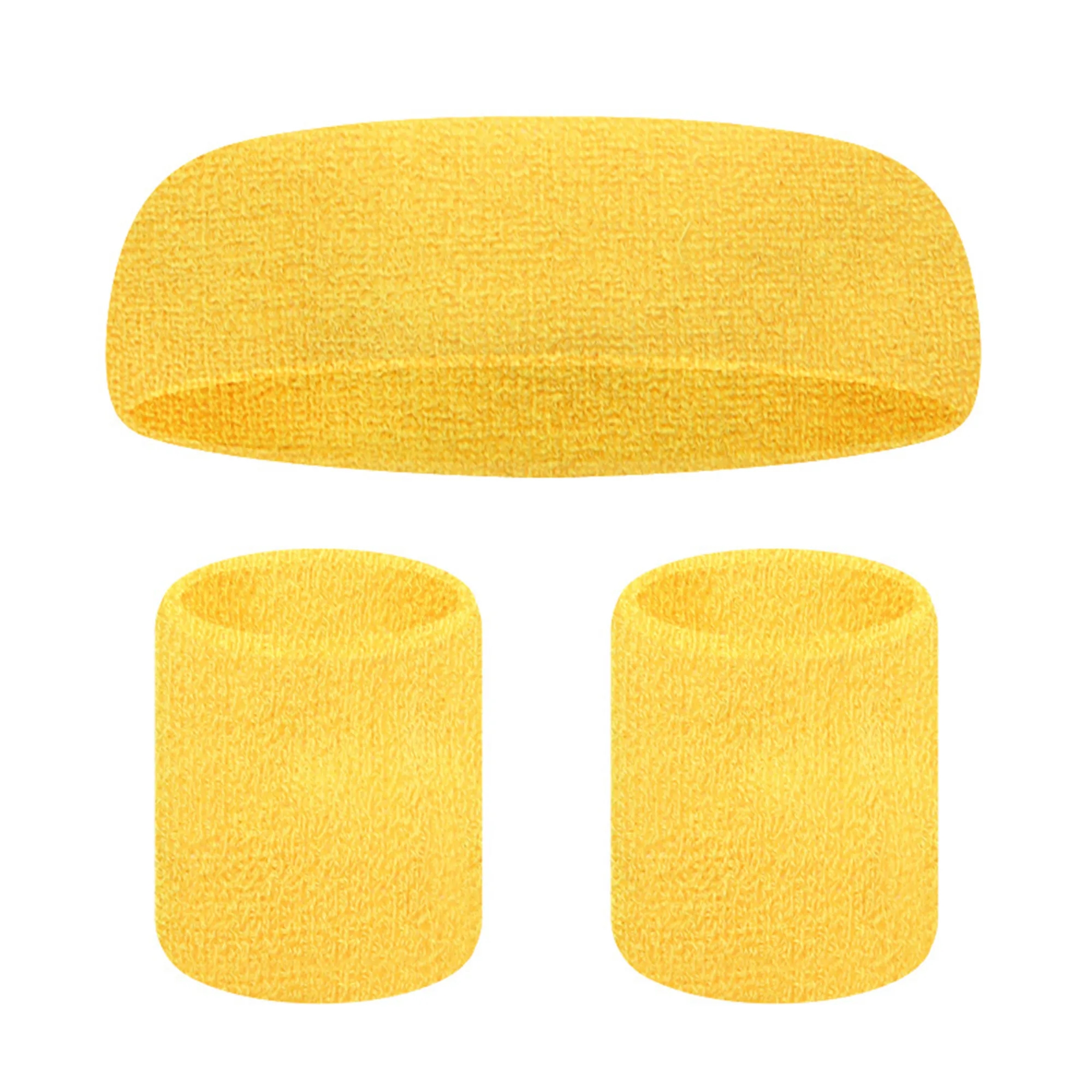 Cotton Towel Sweat Headband & Wristband Set 5