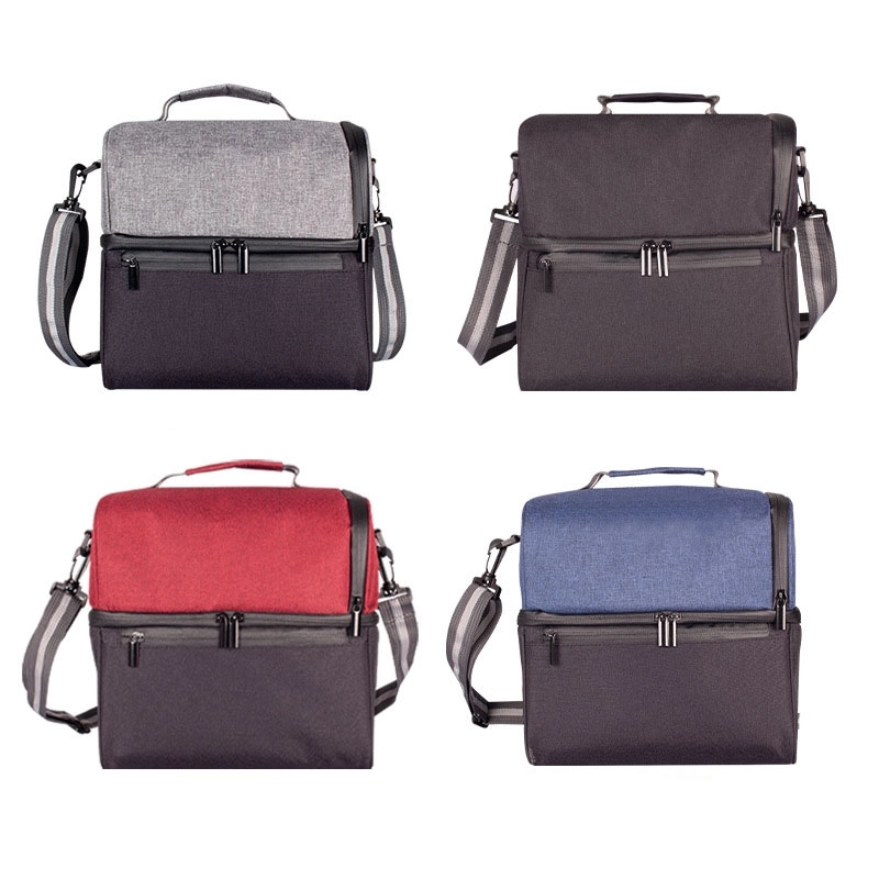 Custom double layer Insulated Lunch Bag 6