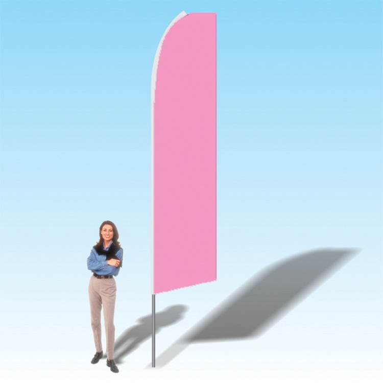 15FT Pink Advertising Banner Flag 2