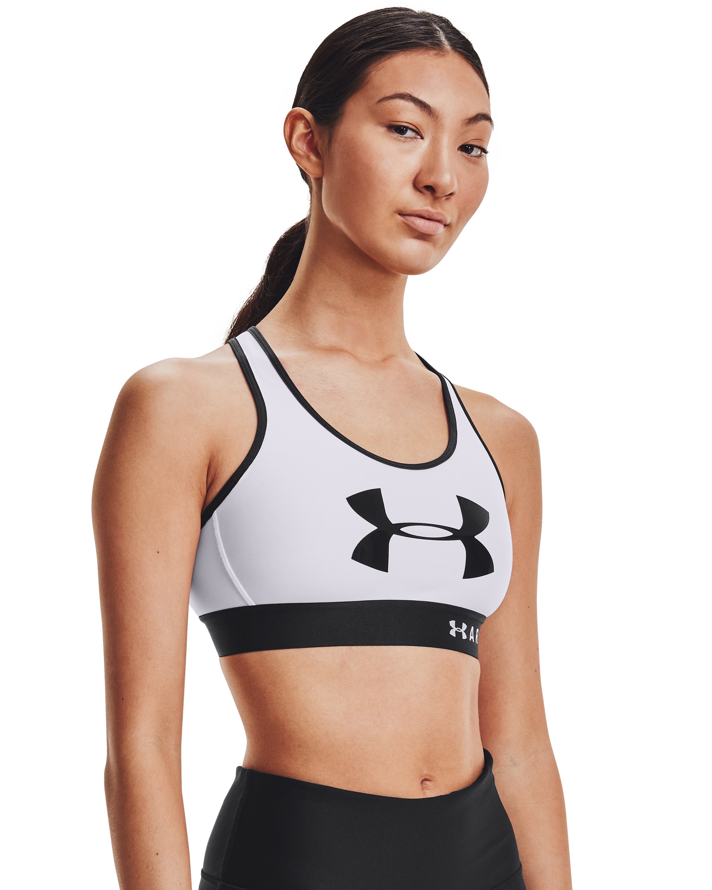 Armour Mid Keyhole Graphic Women's Sports Bra 6