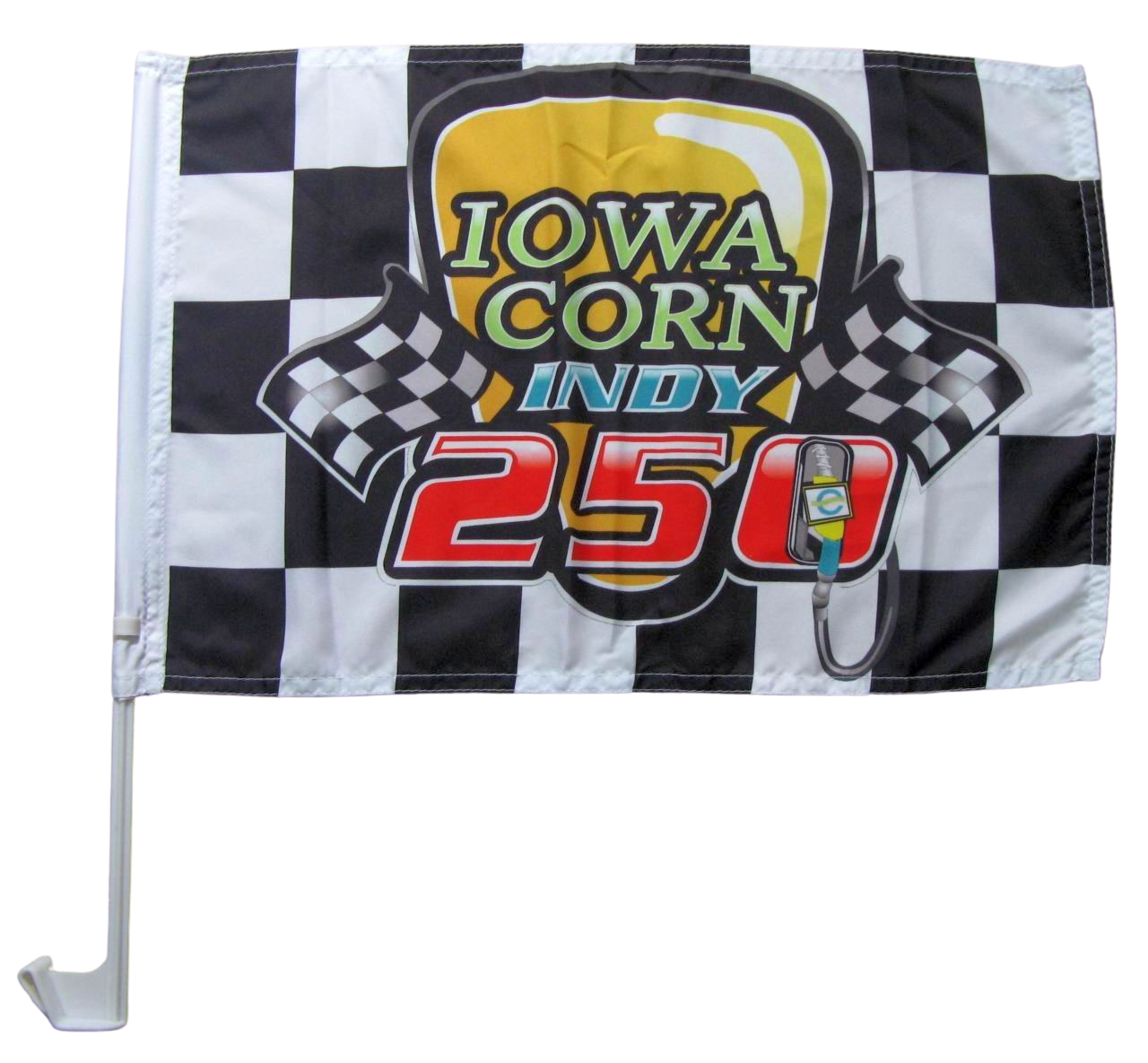 Car Flag SINGLE SIDED Economy Polyester - Custom Printed 2